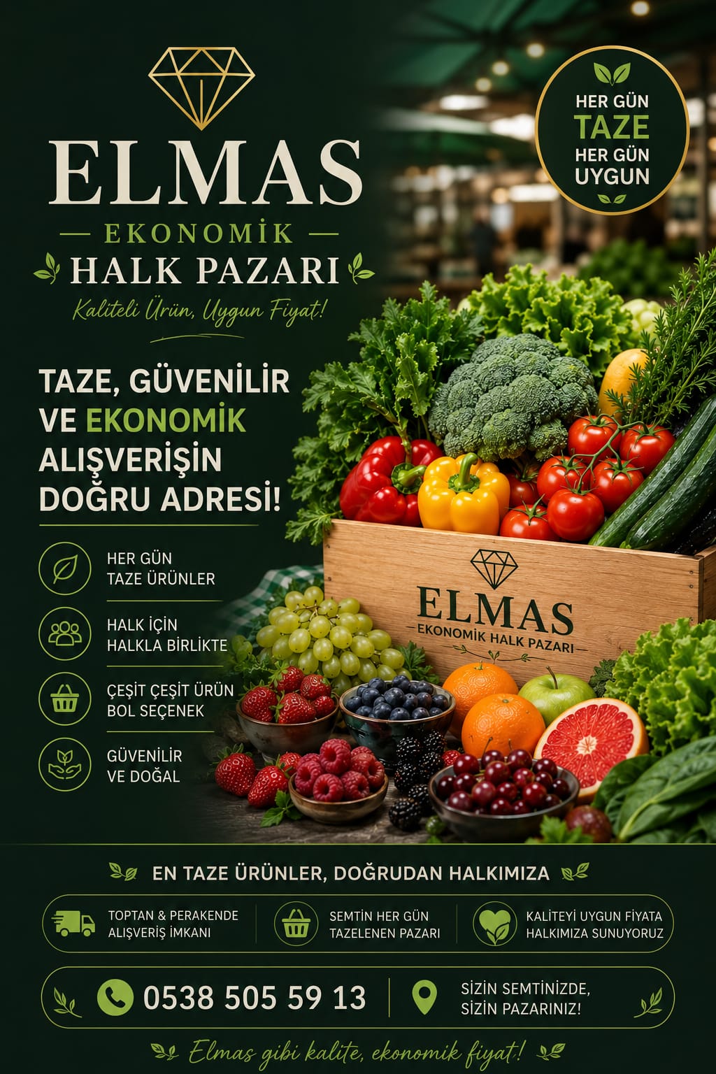 Elmas Ekonomik Halk Pazarı